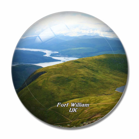 UK England Ben Nevis Fort William 3D Fridge Magnet Crystal Glass