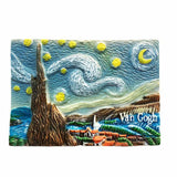 Van Gogh Starry Night Netherlands Holland Fridge Magnet 3D Resin