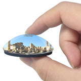 Turkey Temple of Apollo Manavgat 3D Fridge Magnet Crystal Glass