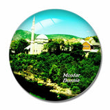 Mostar Bosnia 3D Fridge Magnet Crystal Glass