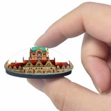 Germany New Town Hall Hannover 3D Fridge Magnet Crystal Glass