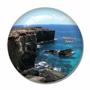 Spain Mallorca Cala 3D Fridge Magnet Crystal Glass