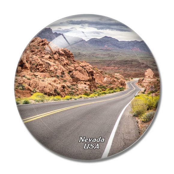 America USA Valley Of Fire State Park Nevada 3D Fridge Magnet Crystal Glass