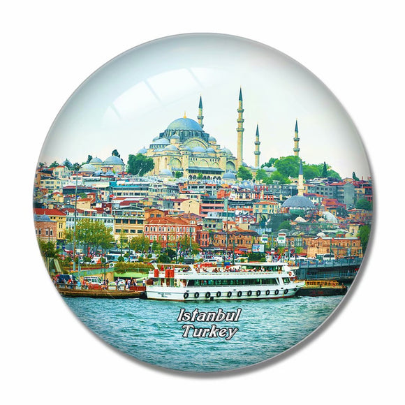 Turkey Istanbul 3D Fridge Magnet Crystal Glass