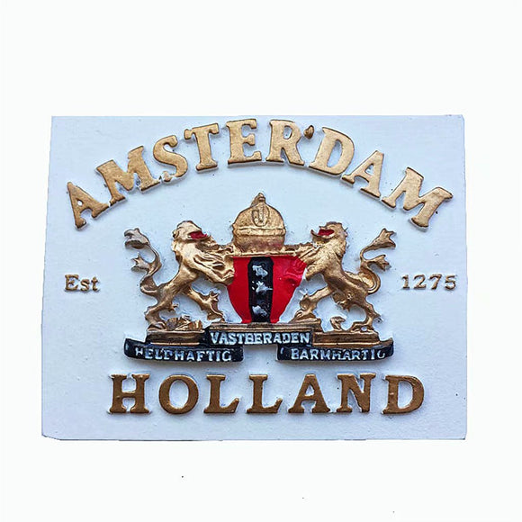 Amsterdam Holland Fridge Magnet 3D Resin