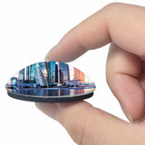 Russia Moscow Skyscraper 3D Fridge Magnet Crystal Glass