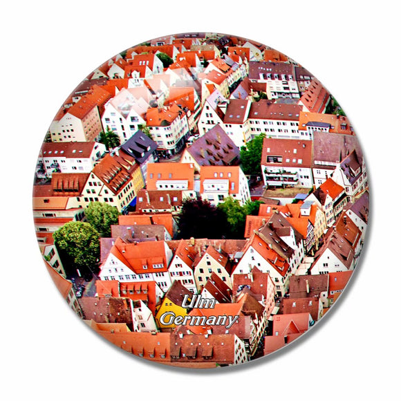 Germany Ulm 3D Fridge Magnet Crystal Glass