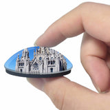 Spain Tibidabo Moutain Barcelona 3D Fridge Magnet Crystal Glass