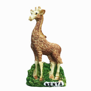 Giraffe Kenya Fridge Magnet 3D Resin