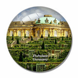 Germany Sanssouci Park Potsdam 3D Fridge Magnet Crystal Glass