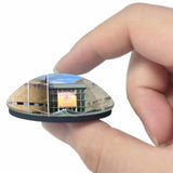 New Zealand Museum of New Zealand Wellington 3D Fridge Magnet Crystal Glass