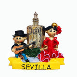 Sevilla Spain Fridge Magnet 3D Resin