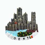 Gent Belgium Fridge Magnet 3D Resin