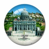 Italy Rimini Park Miniatures 3D Fridge Magnet Crystal Glass