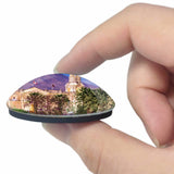 Arequipa Cathedral Andes Peru 3D Fridge Magnet Crystal Glass