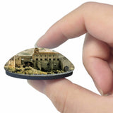 Italy Viterbo Latium Castle 3D Fridge Magnet Crystal Glass