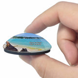 Sri Lanka Beach Unawatuna 3D Fridge Magnet Crystal Glass