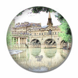UK England Bath River Avon 3D Fridge Magnet Crystal Glass