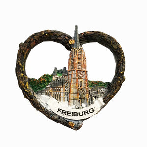 Freiburg Germany Fridge Magnet 3D Resin