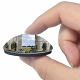 UK England Roche Abbey Rotherham 3D Fridge Magnet Crystal Glass