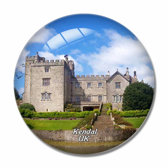 UK England Sizergh Castle Kendal 3D Fridge Magnet Crystal Glass