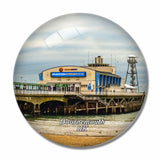 UK England Bournemouth Beach Pier 3D Fridge Magnet Crystal Glass