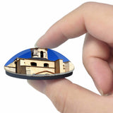 Italy Sassari Sardinia 3D Fridge Magnet Crystal Glass