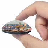 Hungary Eger Castle 3D Fridge Magnet Crystal Glass