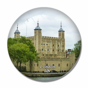 UK England London Tower 3D Fridge Magnet Crystal Glass