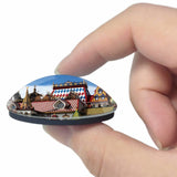 Russia Izmailovo Kremlin Museum Moscow 3D Fridge Magnet Crystal Glass