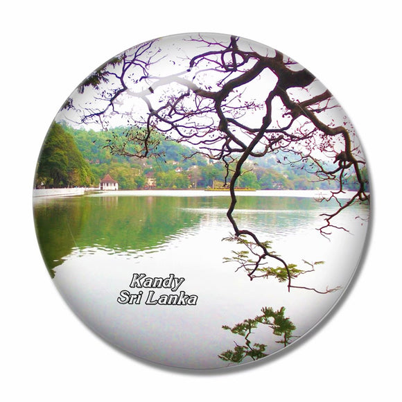 Sri Lanka Kandy Lake 3D Fridge Magnet Crystal Glass