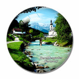 Germany Ramsau Berchtesgaden 3D Fridge Magnet Crystal Glass