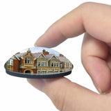 UK England Bletchley Park Milton Keynes 3D Fridge Magnet Crystal Glass