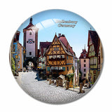 Germany The Plonlein Rothenburg 3D Fridge Magnet Crystal Glass