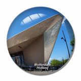 Holland Rotterdam Centraal Station 3D Fridge Magnet Crystal Glass