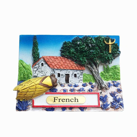 France Provence Fridge Magnet 3D Resin