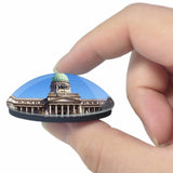 National Congress Building Buenos Aires Argentine 3D Fridge Magnet Crystal Glass