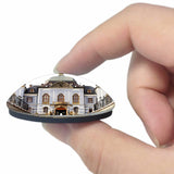 Slovakia Halic Castle Lucenec 3D Fridge Magnet Crystal Glass