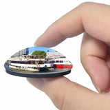 Valdivia Chile 3D Fridge Magnet Crystal Glass