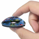 Port of Valparaiso Chile 3D Fridge Magnet Crystal Glass