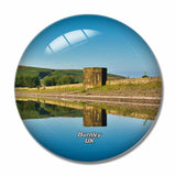 UK England Burnley Reservoir 3D Fridge Magnet Crystal Glass