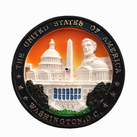 Washington D.C. USA America Fridge Magnet 3D Resin