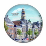 Holland Bourtange Groningen 3D Fridge Magnet Crystal Glass