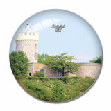 UK England Bristol The Clifton Observatory 3D Fridge Magnet Crystal Glass