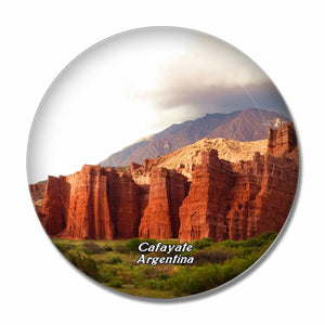 Quebrada De Cafayate Argentina 3D Fridge Magnet Crystal Glass