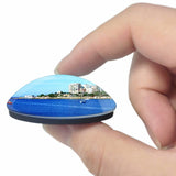 Malta St Julian's 3D Fridge Magnet Crystal Glass