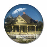 USA America Fullerton Arboretum California 3D Fridge Magnet Crystal Glass