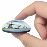 Holland Leeuwarden 3D Fridge Magnet Crystal Glass