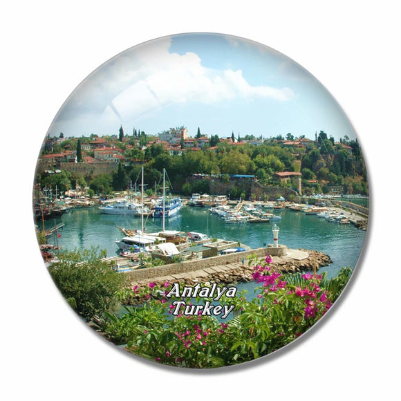 Turkey Side Antalya 3D Fridge Magnet Crystal Glass