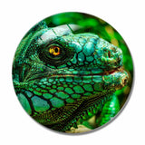 Brazil Iguana Lizard 3D Fridge Magnet Crystal Glass